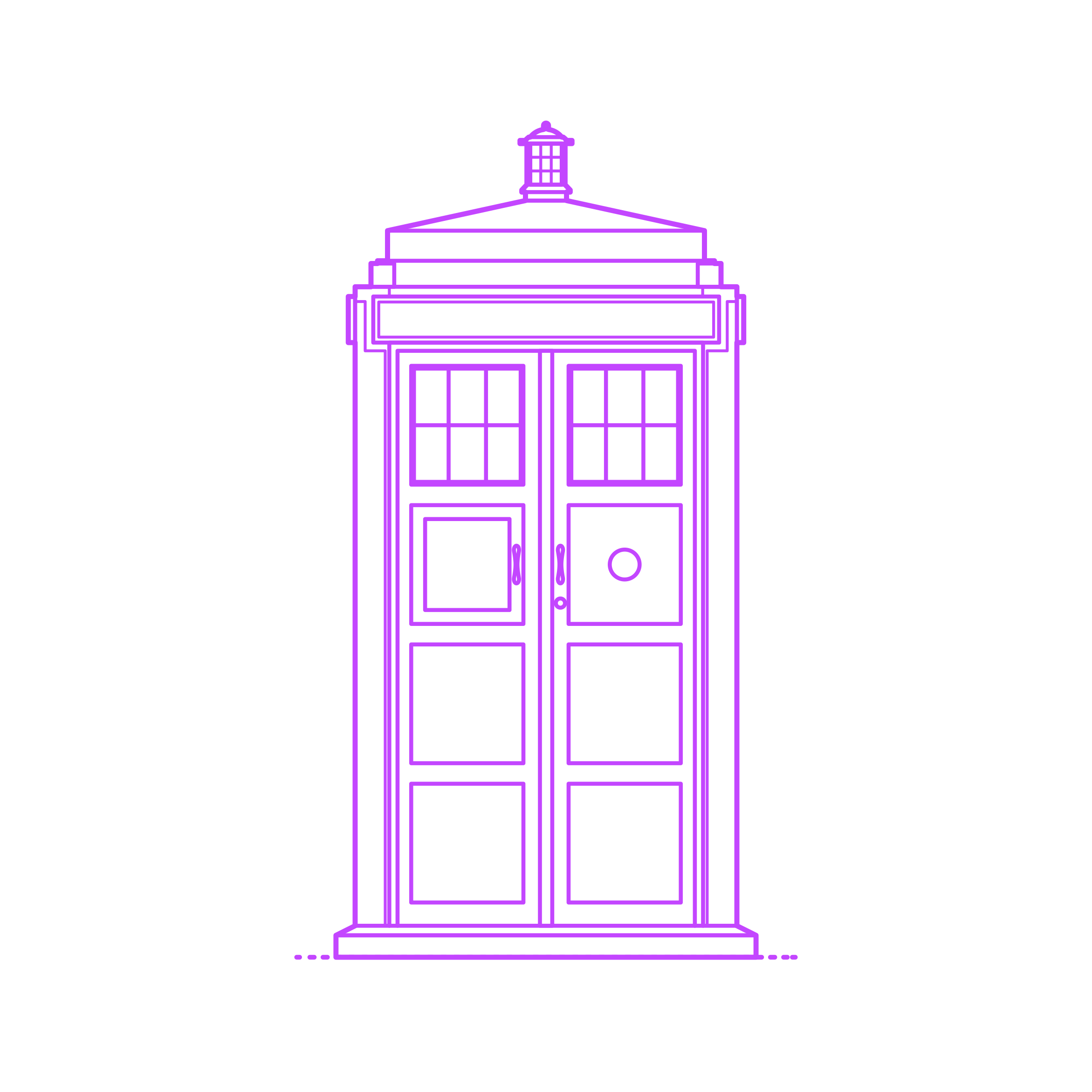Pop Culture Doctor Who Tardis Tracing Svg Vector Free Vectors